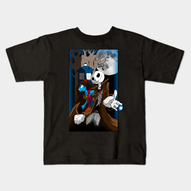 Nightmare in Time Kids T-Shirt by DarkArtsStudios